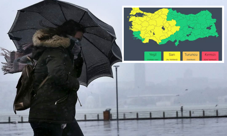 METEOROLOJİ’DEN 38 İL İÇİN SARI KODLU UYARI
