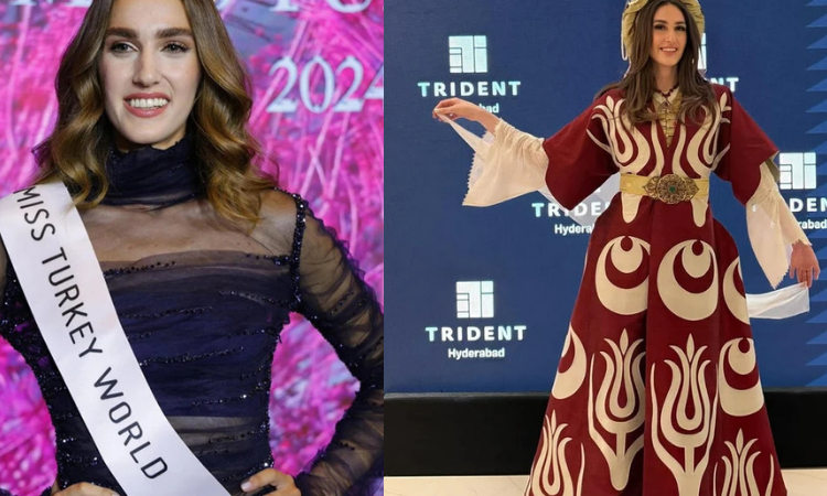 İDİL BİLGEN’İN AY-YILDIZLI KAFTANI GÖZ KAMAŞTIRDI