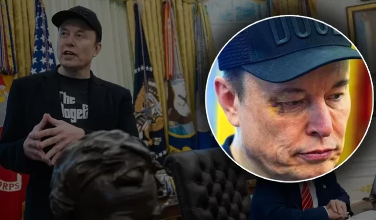 ELON MUSK’IN GÖZÜNDEKİ MORLUK DİKKAT ÇEKTİ