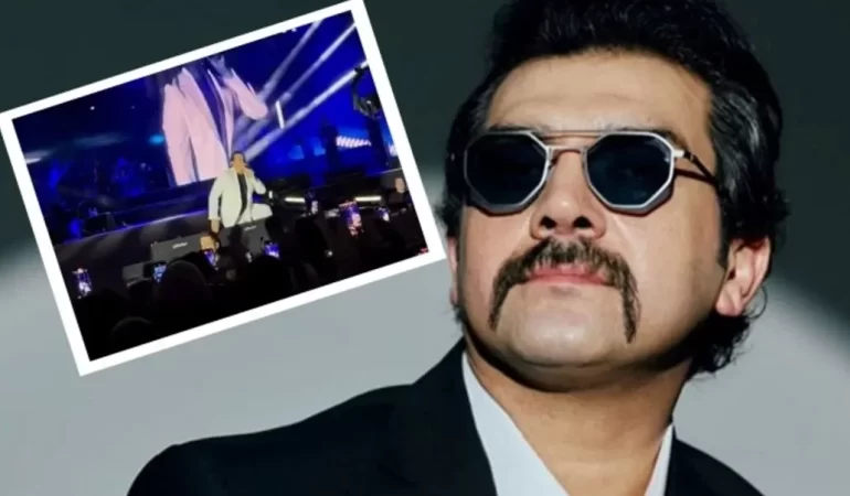 BAYHAN KONSERDE SAHNEDE DÜŞTÜ