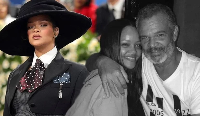 Rihanna, Babasının Cenazesinde Ailesiyle Son Vedasını Gerçekleştirdi