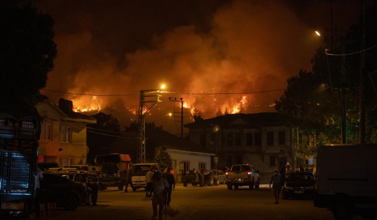 Sakarya’da Orman Yangını: 2 Mahalle Tahliye Edildi