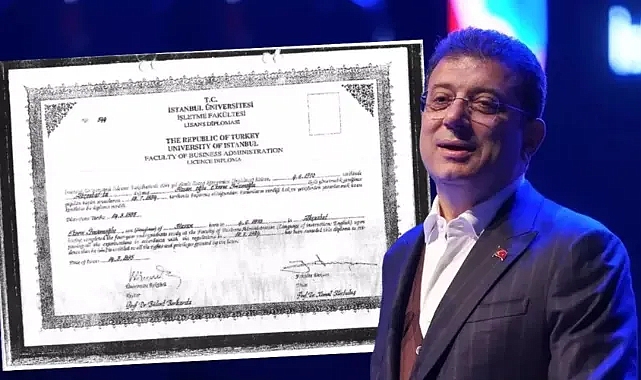 Ekrem İmamoğlu Hakkında Sahte Diploma İddianamesi Hazırlandı