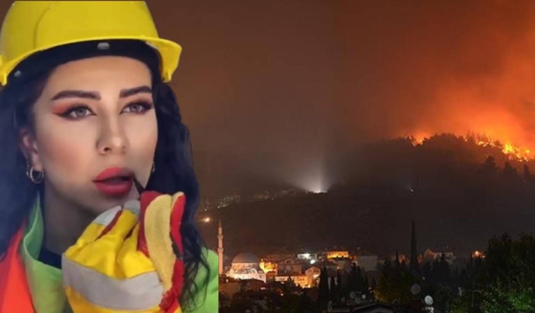 Orman Yangınları Sürerken “İtfaiyeci Makyajı” Skandalı