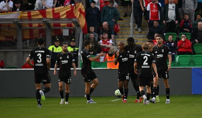 BEŞİKTAŞ’TAN ST. PATRICK’S DEPLASMANINDA GOL ŞOV!