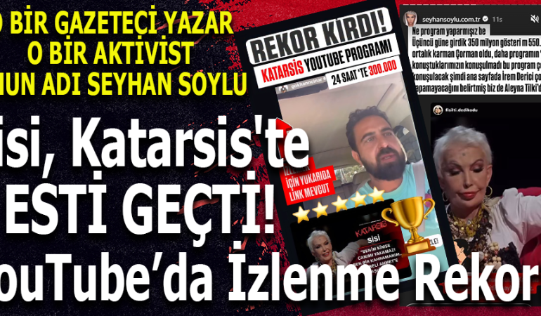 Sisi, Katarsis’te Fırtına Gibi Esti: Yayın Rekor Kırıyor, Instagram’dan Sert Mesajlar Geldi