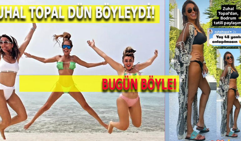 Zuhal Topal Tatilden Bikinili Pozuyla Dikkat Çekti!