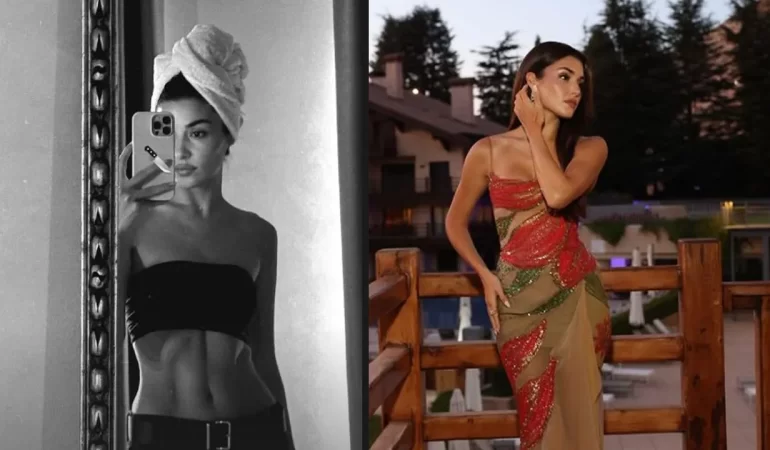 Hande Erçel’in Karın Kası Şovu Olay Yarattı!