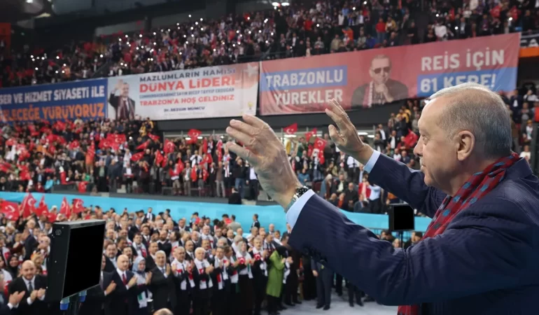 CUMHURBAŞKANI ERDOĞAN TRABZON’DA TOPLU AÇILIŞ TÖRENİNDE HİZMET MÜJDELERİ VERDİ