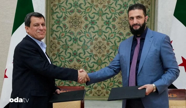 SURİYE DEVLET BAŞKANI ŞARA, MAZLUM ABDİ İLE KRİTİK GÖRÜŞME GERÇEKLEŞTİRDİ