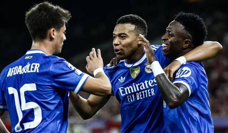 Mbappé’nin 4 Gollü Şovu: Real Madrid, Olympiakos’u 4-3 Yendi